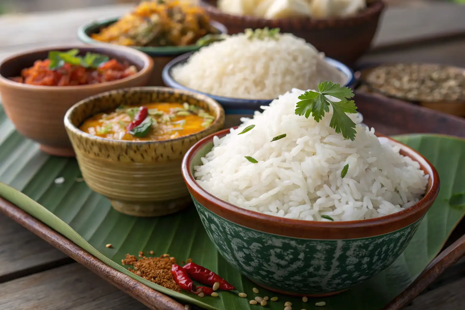 Rice varieties in Southeast Asia