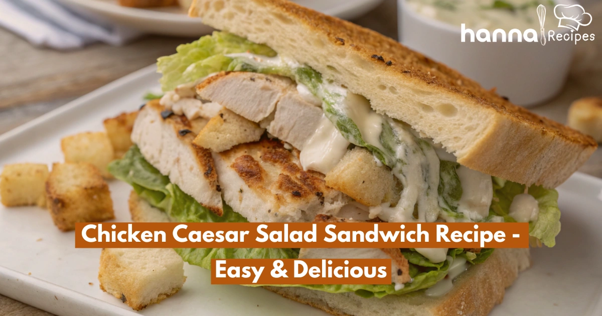 Chicken Caesar Salad Sandwich