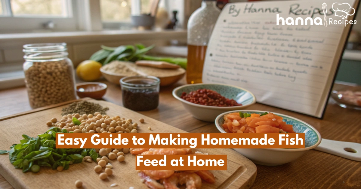 How do you make homemade fish feed