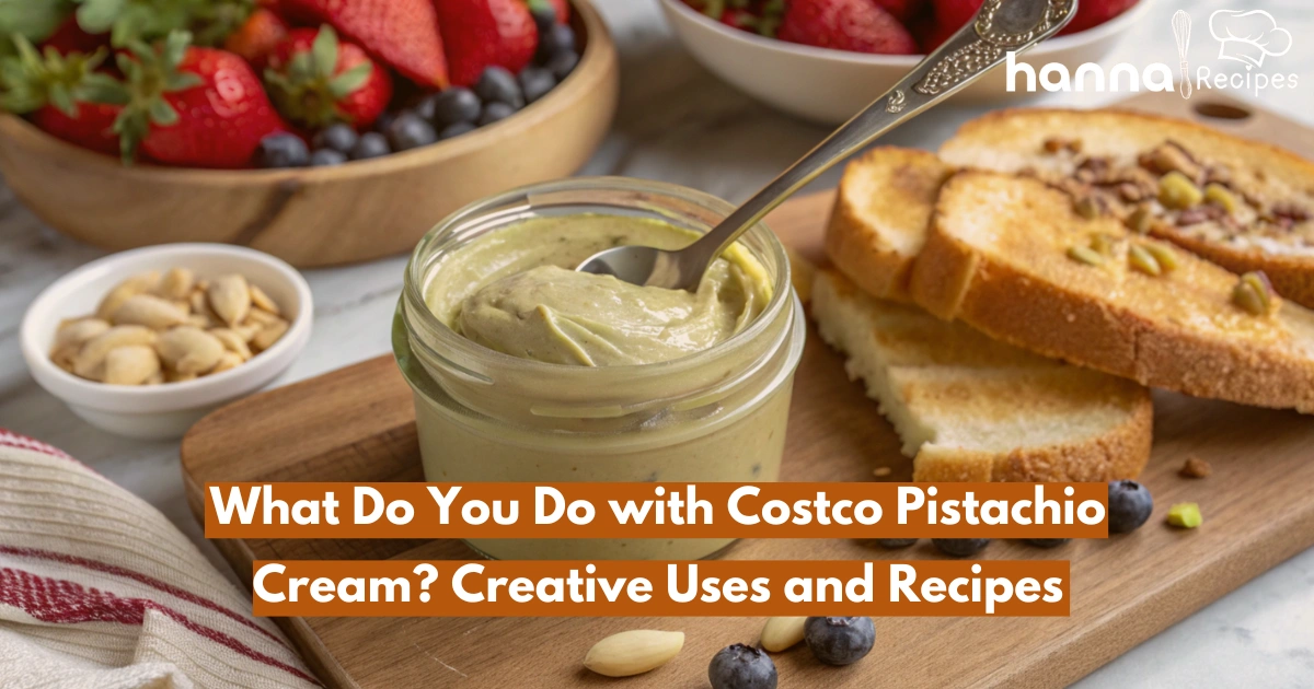 What do you do with Costco pistachio cream