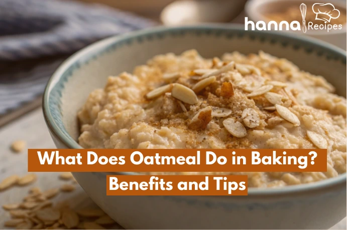 What does oatmeal do in baking?