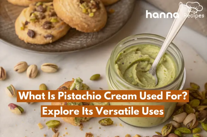 What is pistachio cream used for