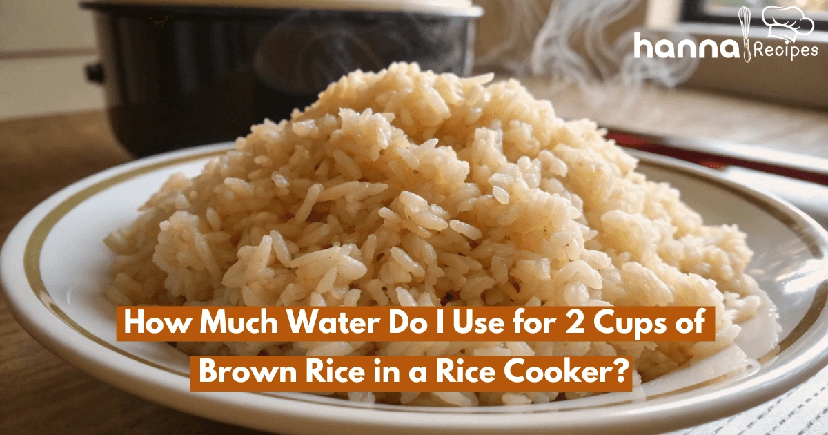 Fluffy brown rice cooked to perfection in a rice cooker, showing soft grains with steam rising.