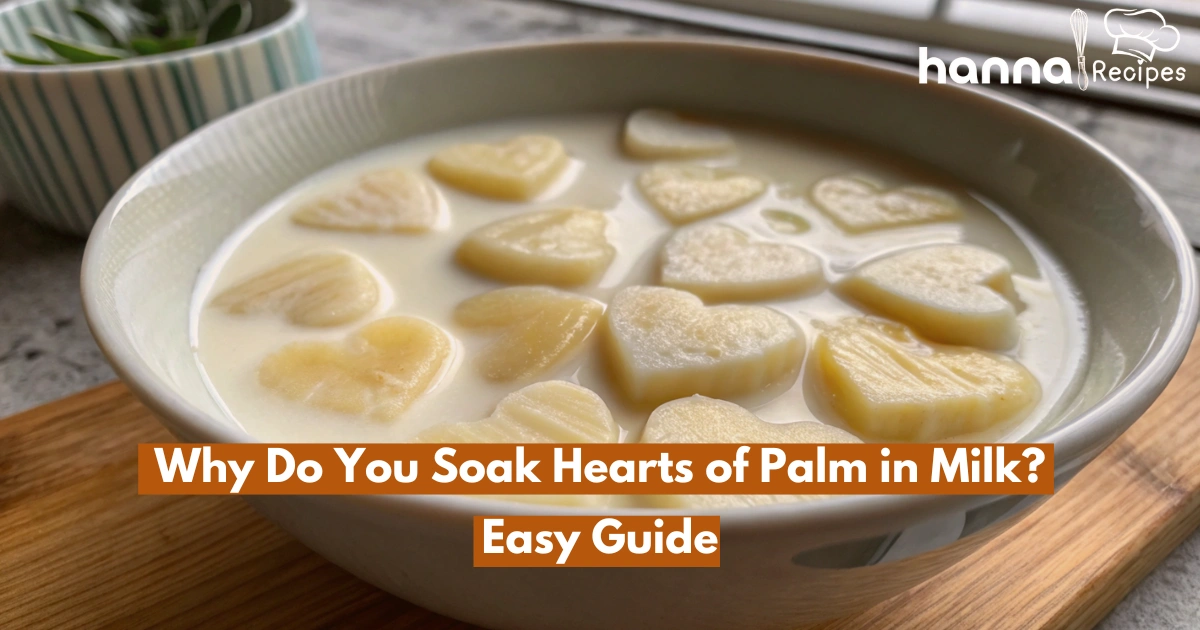 soak hearts of palm in milk