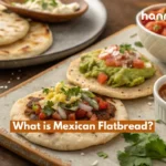 What is Mexican flatbread called? Image showing fresh tortillas and sopes with vibrant toppings.