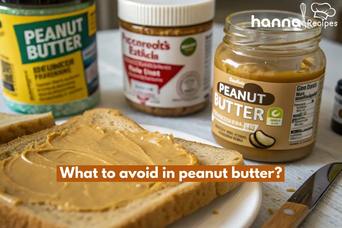 What to avoid in peanut butter with harmful ingredients to avoid, including hydrogenated oils and palm oil.