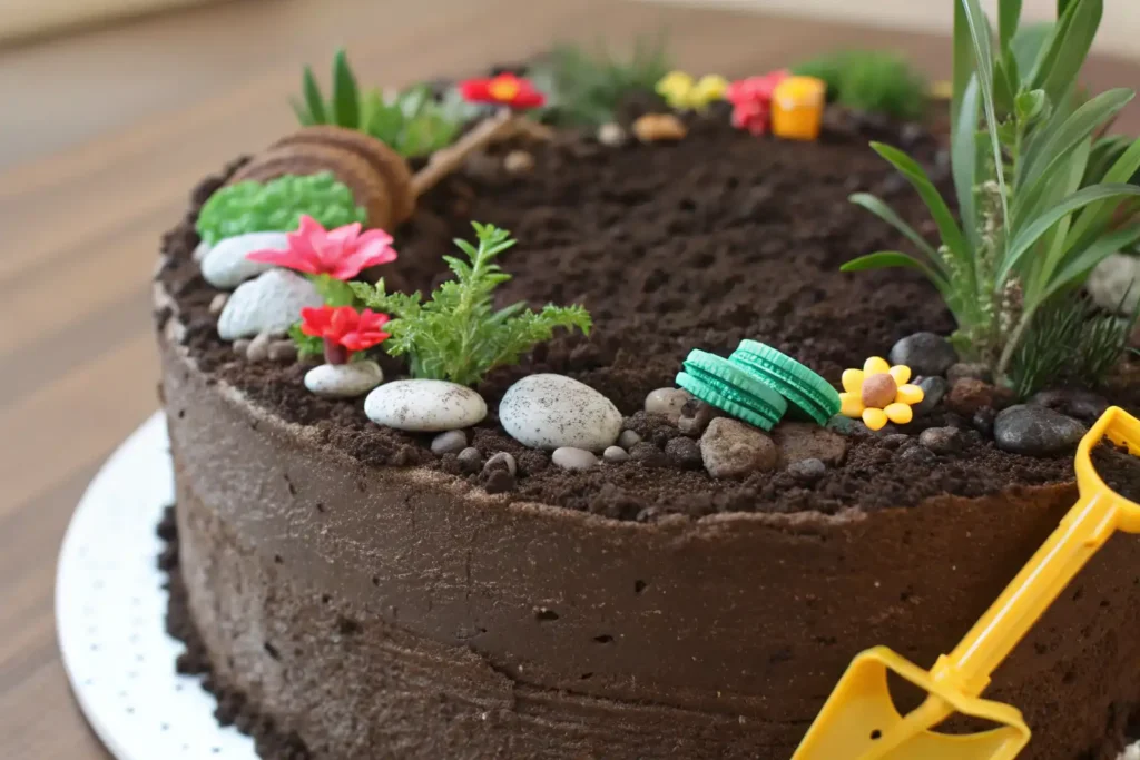 How to make fake dirt for cake (2)