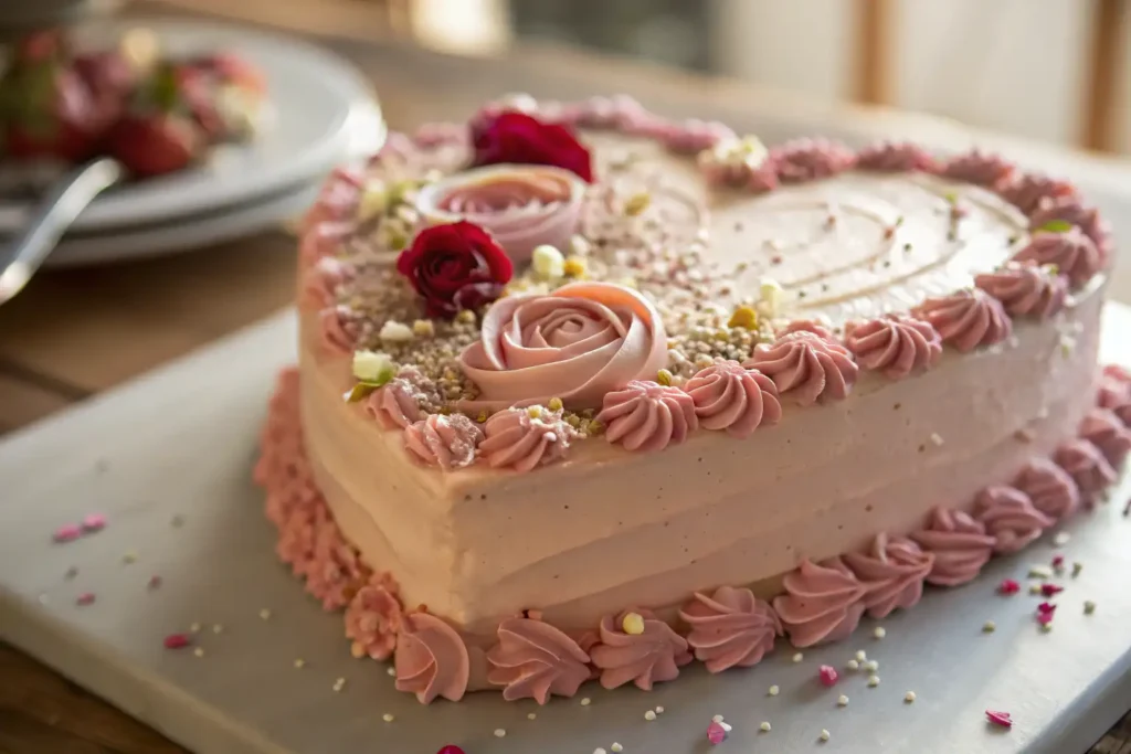 Heart-Shaped Cake